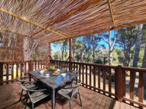 Balkón nebo terasa v ubytování Nomad Infinity bungalow for 6 + 16 fotografií