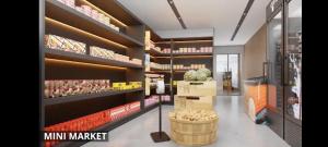 a grocery store with a grocery store aisle with food at Dom Del Gaudio AP in Foz do Iguaçu +13 photos
