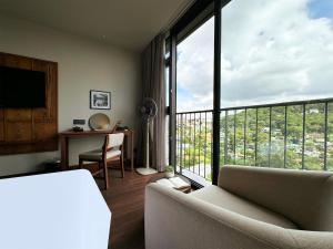 Voodi või voodid majutusasutuse HLS Dalat Lodge toas