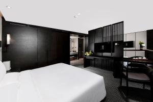 Eastern House Xi'an房間的床