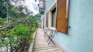 Balkón nebo terasa v ubytování Residence Tabor