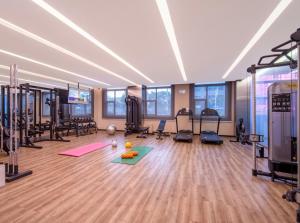 Pusat kecergasan dan/atau kemudahan kecergasan di Crystal Orange Hotel Shanghai Caohejing Yishan Road