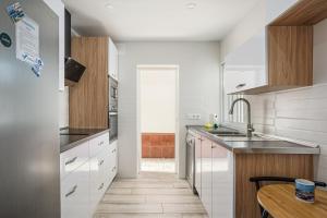 Kuchyň nebo kuchyňský kout v ubytování MESANA