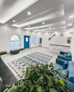 Posezení v ubytování Sant Chalet