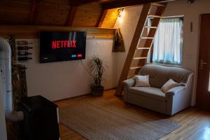 TV a/nebo společenská místnost v ubytování Villa Planica Holiday Home