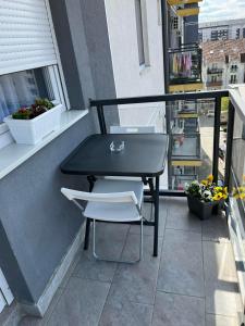 Balkón nebo terasa v ubytování Apartment Leona