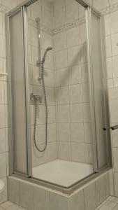 Koupelna v ubytování Hotel Zum Rebstock