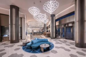 Posezení v ubytování Crystal Orange Hotel Shanghai Zhongshan Park