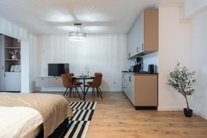 Køkken eller tekøkken på Ivory Concept Studio 53