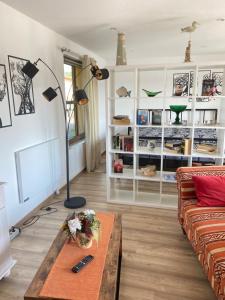 Η κουζίνα ή μικρή κουζίνα στο Ferienwohnung Seeblick