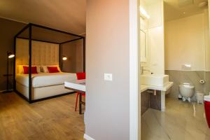 Posteľ alebo postele v izbe v ubytovaní Album Boutique Rooms