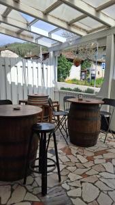 Balkón nebo terasa v ubytování Locanda El Piron