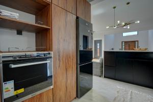 Kuchyň nebo kuchyňský kout v ubytování Seaview villa