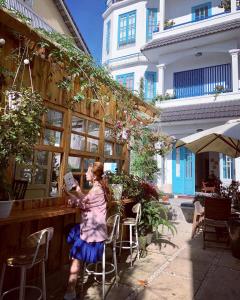 Restaurace v ubytování Santorini Homestay + 70 fotografií