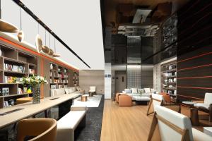 Setusvæði á Atour Hotel Tianjin Tiankai Huayuan Industrial Park
