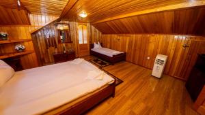 Postel nebo postele na pokoji v ubytování Transylvania Hills