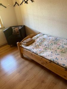 Voodi või voodid majutusasutuse Winterzsuber Lenzerheide toas