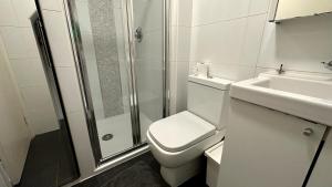 Ένα μπάνιο στο An Economic Studio Sheperd's Bush