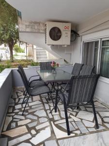 Χώρος καθιστικού στο Marias apartment