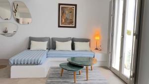 Postel nebo postele na pokoji v ubytování Psarou Summer Villas