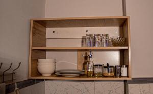 Kuchyň nebo kuchyňský kout v ubytování habitación y cocina solo para ti