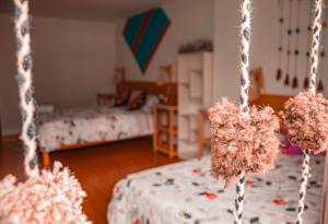 Postel nebo postele na pokoji v ubytování habitación y cocina solo para ti