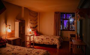 Postel nebo postele na pokoji v ubytování habitación y cocina solo para ti