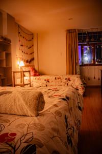 Postel nebo postele na pokoji v ubytování habitación y cocina solo para ti
