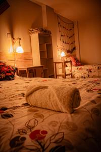 Postel nebo postele na pokoji v ubytování habitación y cocina solo para ti