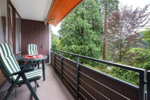 Balkón nebo terasa v ubytování Ferienwohnung Adrion