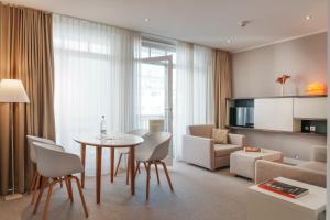 Ruang duduk di Hotel Meersinn - Binz