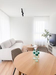 Część wypoczynkowa w obiekcie Apartamenty Novomiejska 17