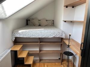Postel nebo postele na pokoji v ubytování Casa Mirkov