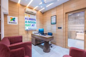 Χώρος καθιστικού στο Treebo SV Residency, Vellore