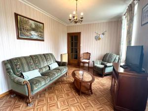 Χώρος καθιστικού στο Maison au bord du lac