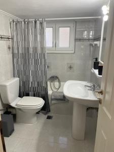 A bathroom at Ira Apartments
