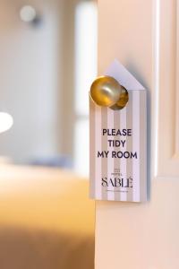Certifikát, hodnocení, plakát nebo jiný dokument vystavený v ubytování Hotel Sablé
