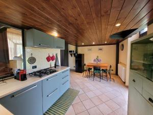 Kuchyň nebo kuchyňský kout v ubytování La Capanna di Poggio al Lupo