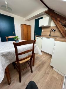 Dapur atau dapur kecil di Studio idéalement placé à Berck-Plage - 2 personnes