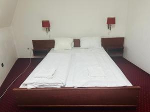 Postel nebo postele na pokoji v ubytování Hotel Amadeus