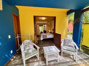 Ruang duduk di Hotel Pousada Pitinga