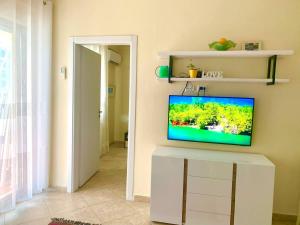 TV a/nebo společenská místnost v ubytování Seaside appartment