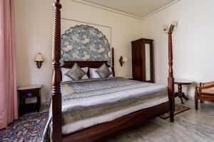Dera Jaipur Homestay客房内的一张或多张床位