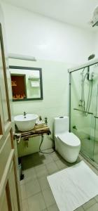 Kopalnica v nastanitvi Turtle Inn Dharavandhoo