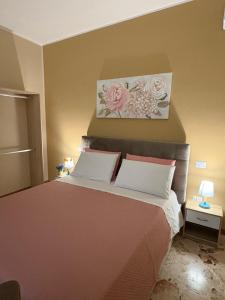 Postel nebo postele na pokoji v ubytování Saphir b&b
