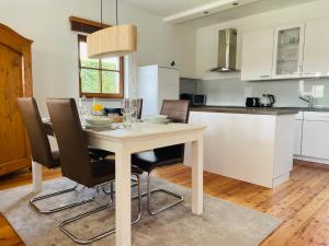 Kuchyň nebo kuchyňský kout v ubytování Ferienhaus am Tor zur Wachau