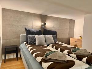 Ένα ή περισσότερα κρεβάτια σε δωμάτιο στο Rock Mary's Mini Studio