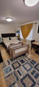 Ένα ή περισσότερα κρεβάτια σε δωμάτιο στο Mar'Elle Studio