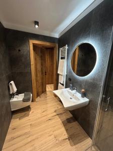 Koupelna v ubytování Agritur Bella di Bosco