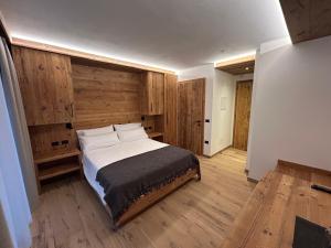 Postel nebo postele na pokoji v ubytování Agritur Bella di Bosco